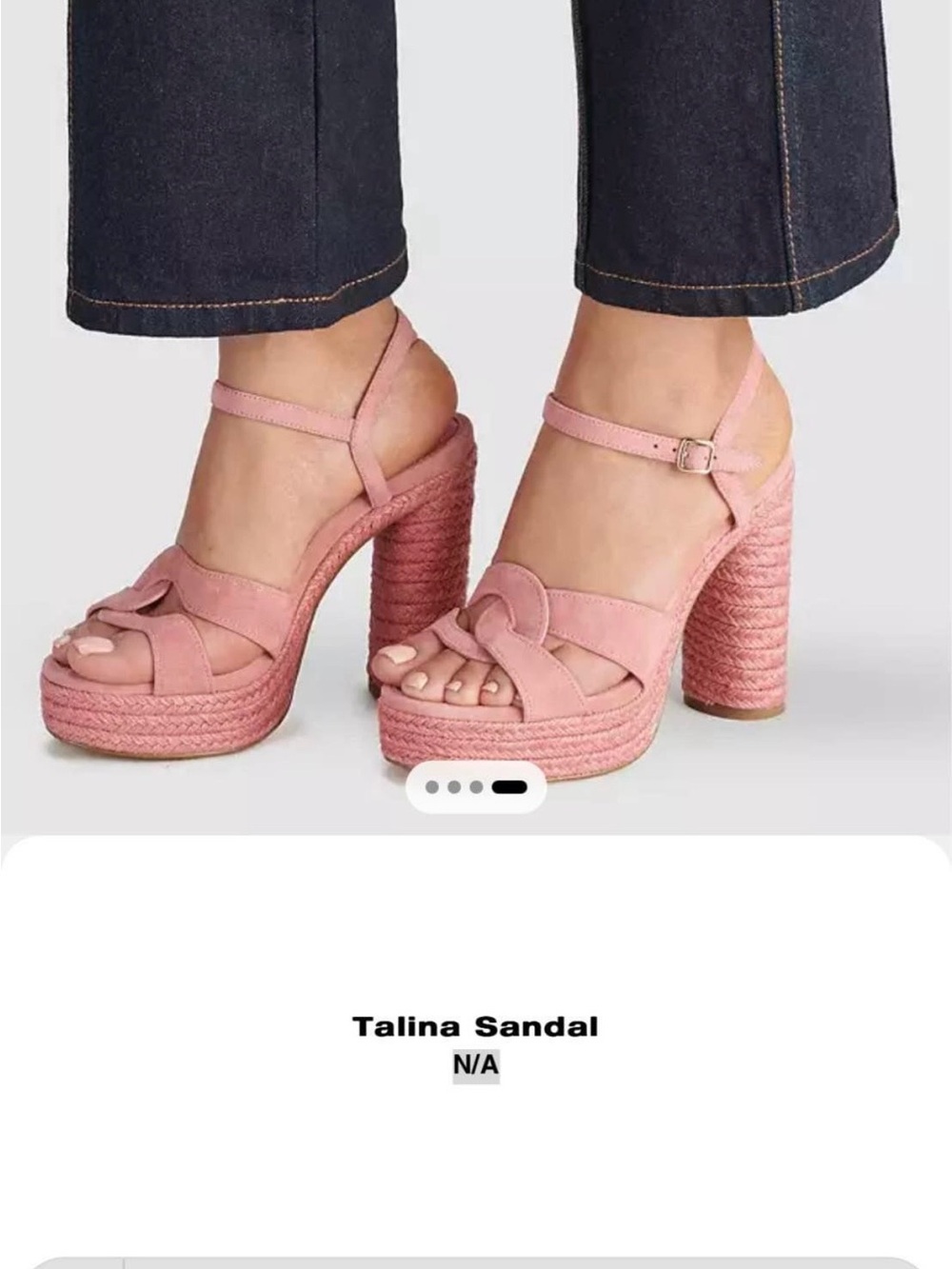 Coach Talina pink sandals size 7 NEW